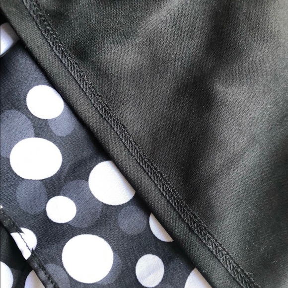 Robbie Bee Black & White Polka Dot Dress Sz 12 - Picture 6 of 7